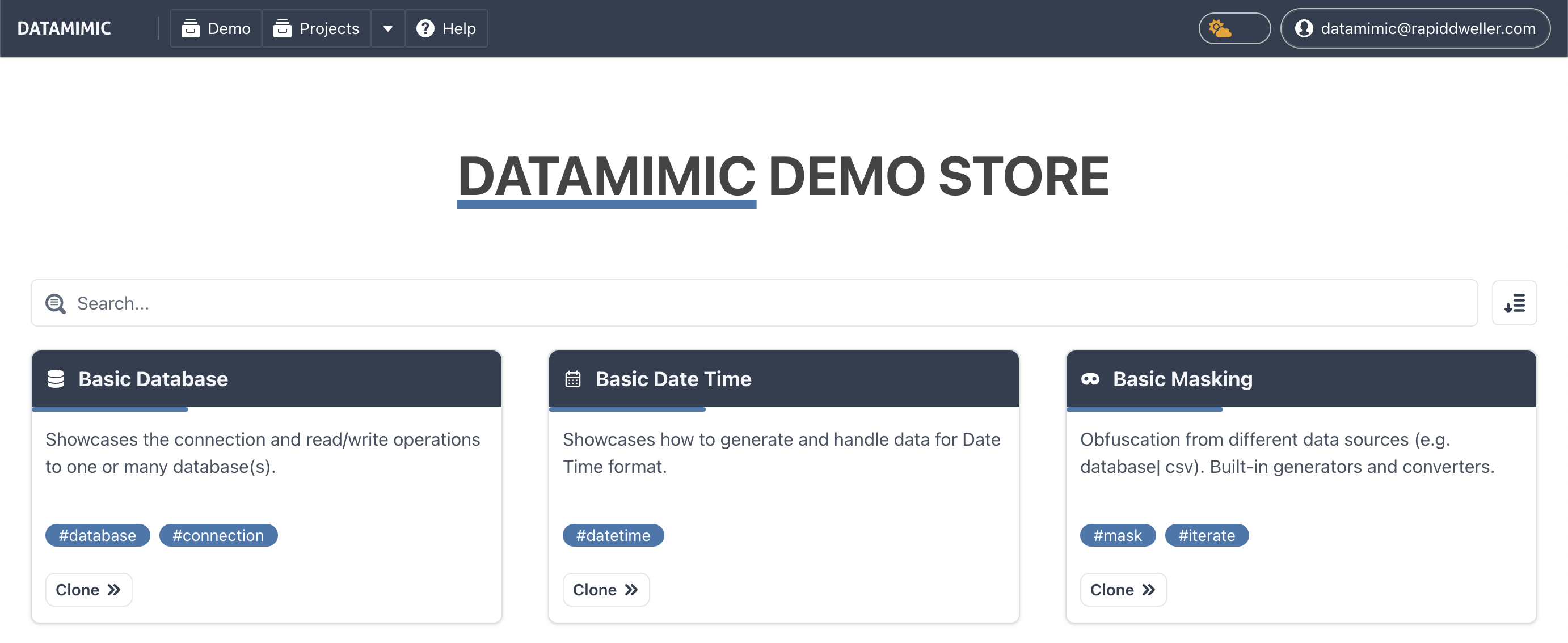 Demo Store