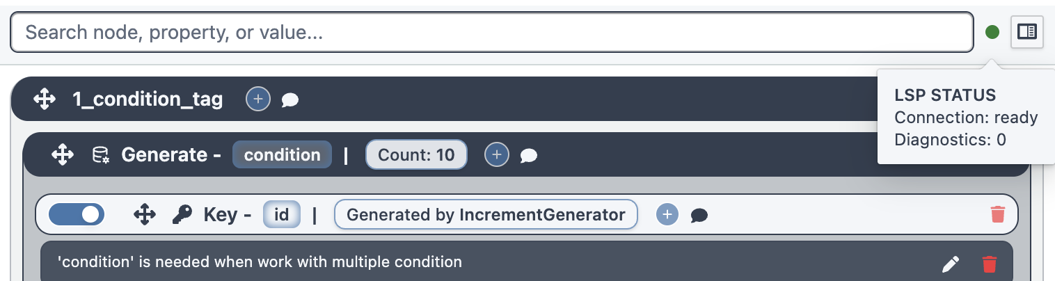 Simple Mode LSP Status