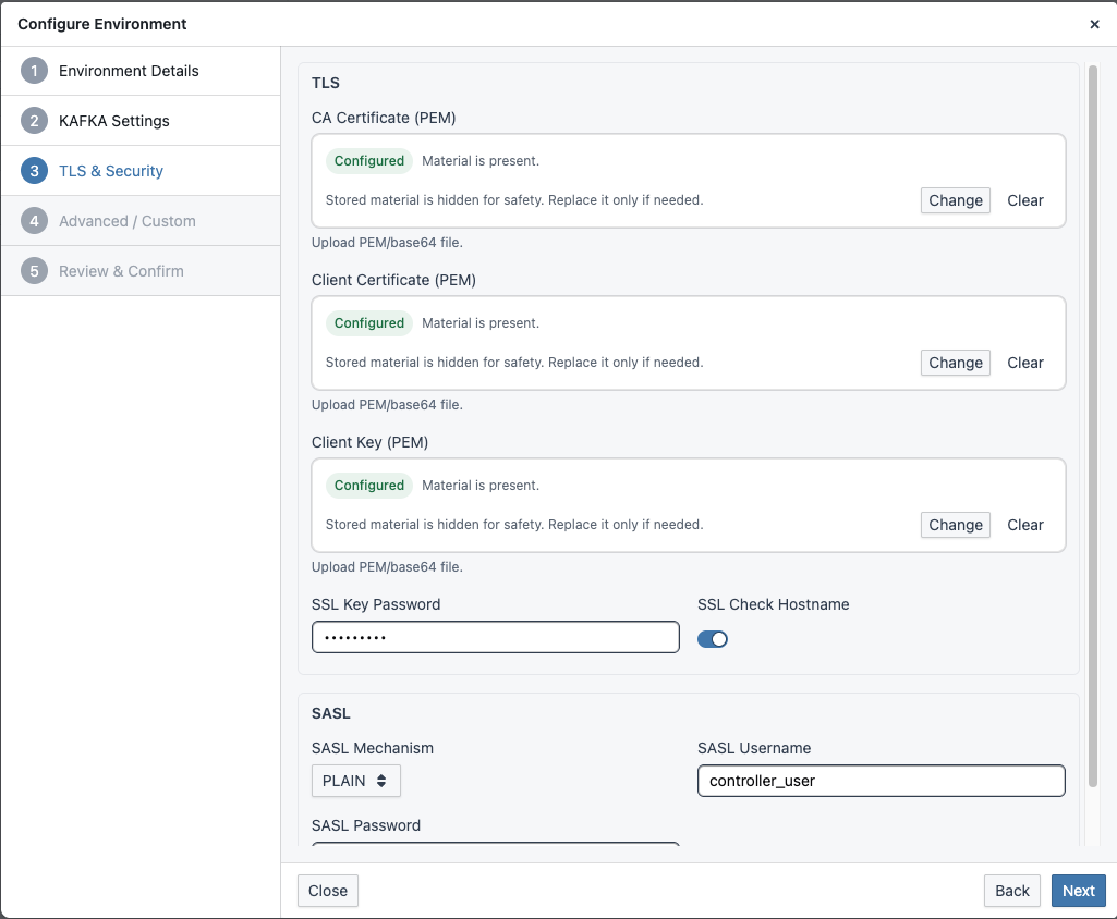 Kafka TLS & Security