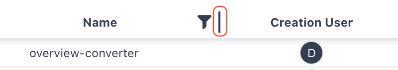 Column Resizing