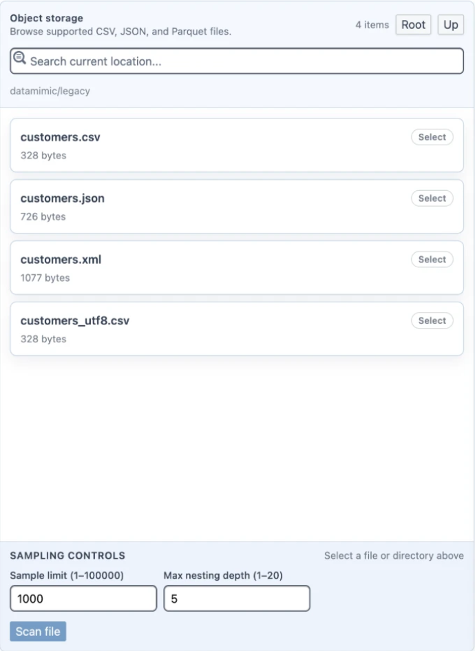 Workbench Object Storage mode