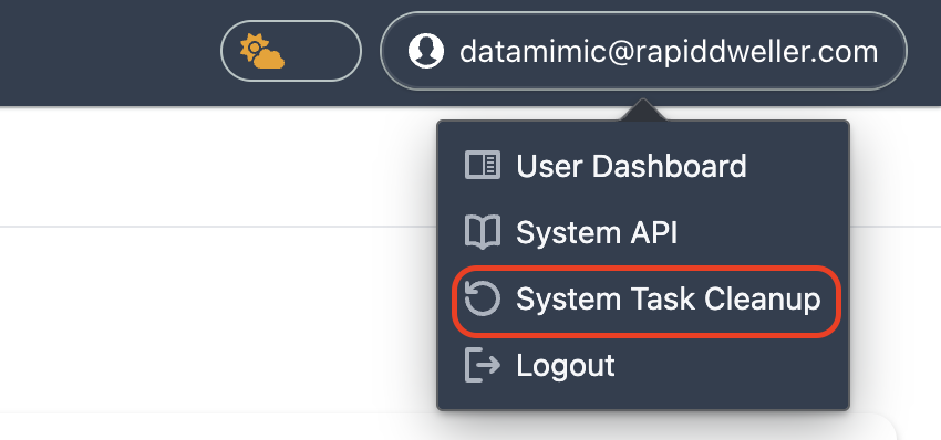 Admin Task Cleanup