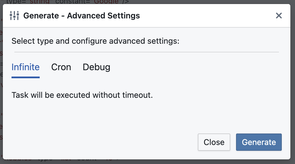 Infinite Option