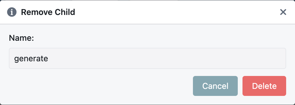 Delete Dialog