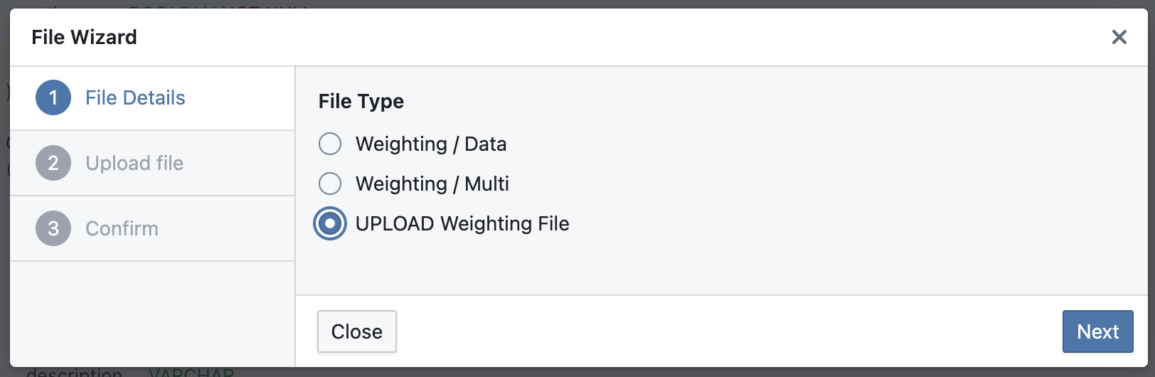 Add File Wizard