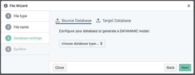 Configure Database Settings